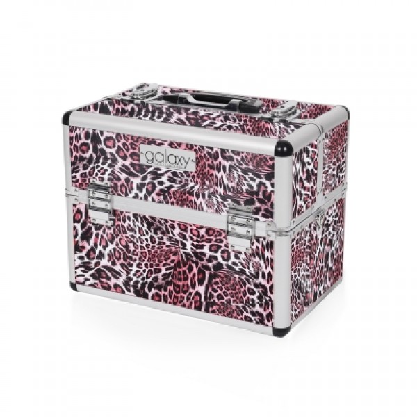Kofer za šminku, kozmetiku i pribor GALAXY TC-1066 Pink Leopard